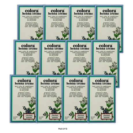 Colora Henna Creme Hair Color Chestnut 2 oz (Pack of 12)