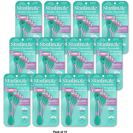 Skintimate Sensitive Skin Womens Disposable Razor 3.53oz (Pack of 12)