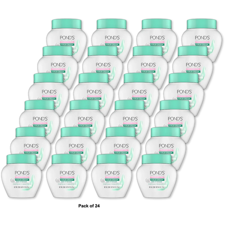 Ponds Cold Cream Make Up Remover Fragrance Free 6.1Oz (Pack of 24)