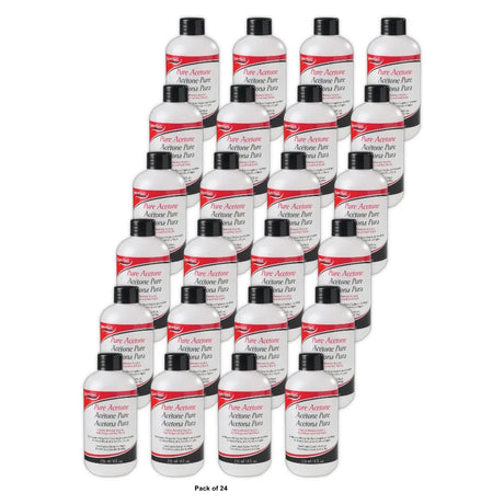 Super Nail Pure Acetone Polish Remover 8 Oz (Pack of 24)