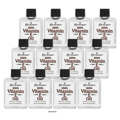 Cococare 100% Vitamin E Oil 0.5 oz (Pack of 12)