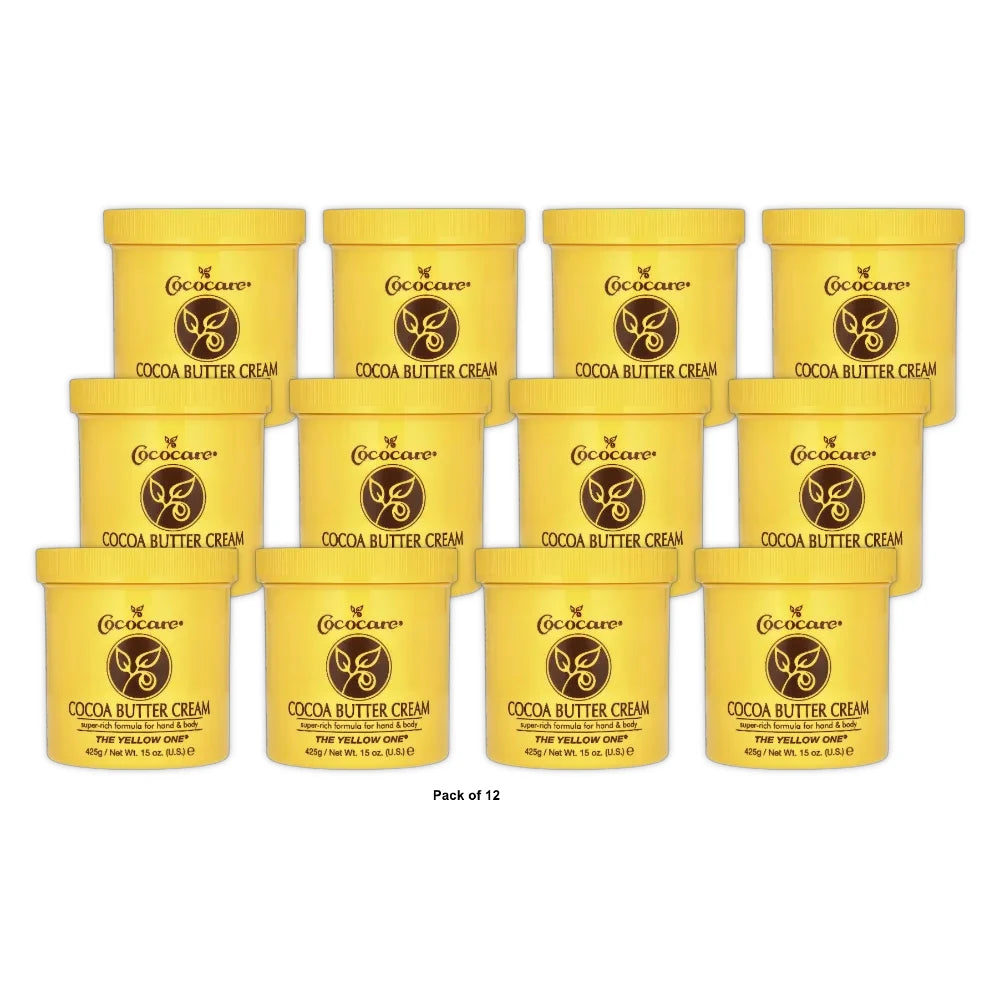 Cococare Cocoa Butter Cream 15 oz (Pack of 12)