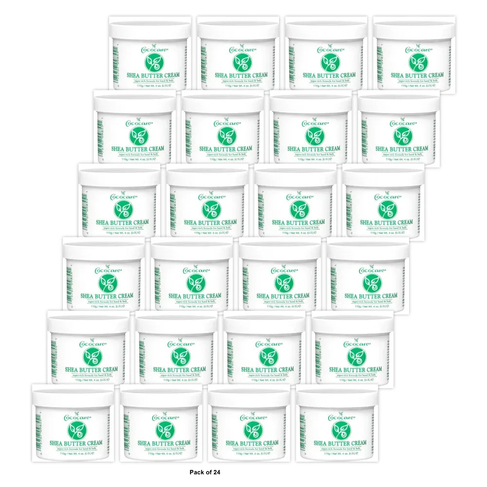 Cococare Shea Butter Cream 4 oz (Pack of 24)