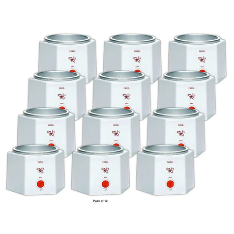 GiGi Wax Melter for Hair Removal Wax Compact Wax Warmer for 8 oz & 14 oz Hair W (Pack of 12)