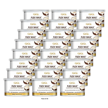 GiGi Flex Wax Coconut Honee Wax - 13 oz (Pack of 24)
