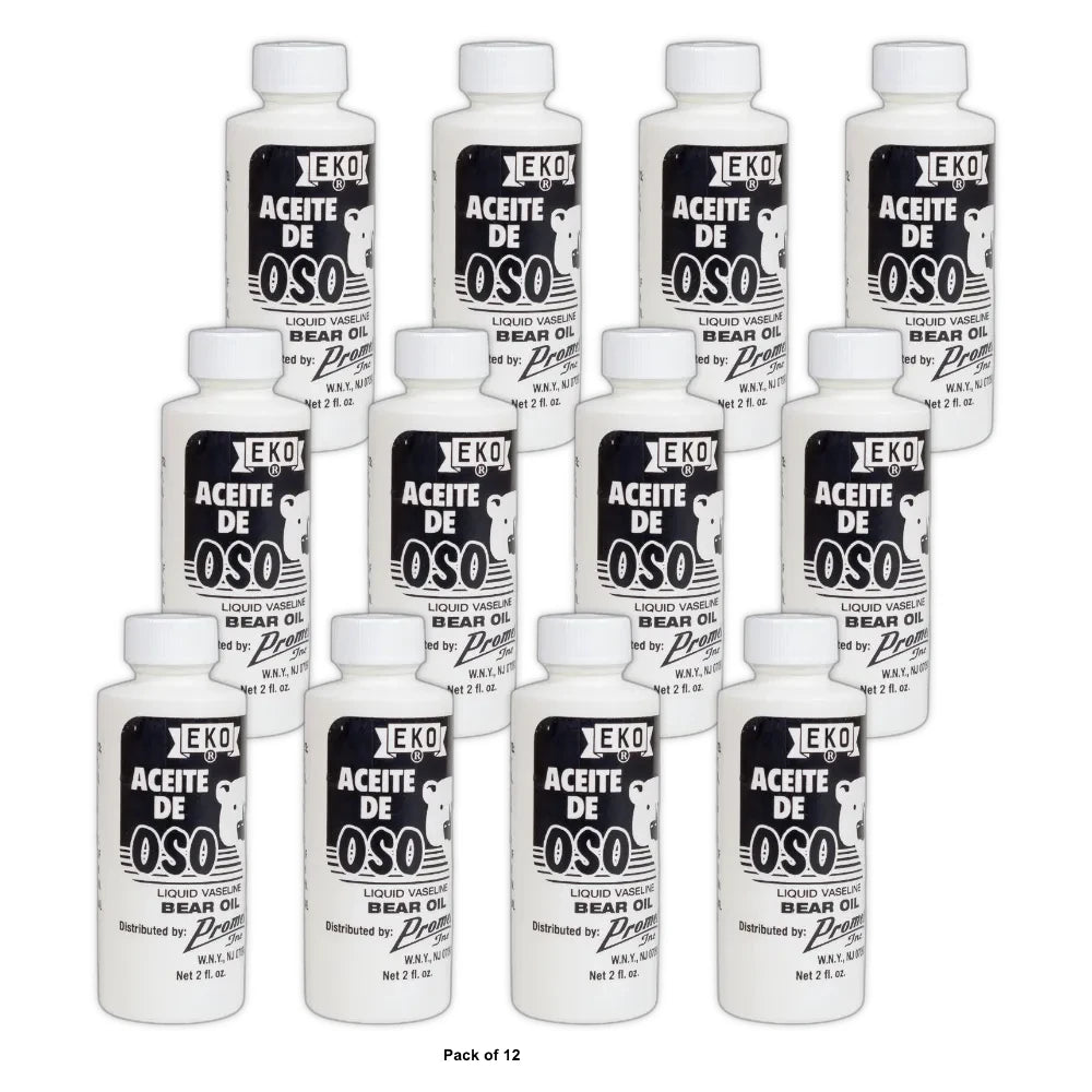 Eko Aceite De Oso Liquid Vaseline Bear Oil 2 oz (Pack of 12)