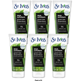 St. Ives Blackhead Clearing Green Tea Scrub 6Oz (Pack of 6)