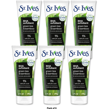 St. Ives Blackhead Clearing Green Tea Scrub 6Oz (Pack of 6)