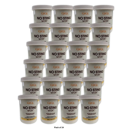 GiGi No Sting Wax with Kava Kava Microwave Hair Removal Wax 226g/8oz (Pack of 24)