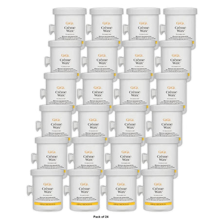 Gigi Creme Wax Microwave 8 oz (Pack of 24)