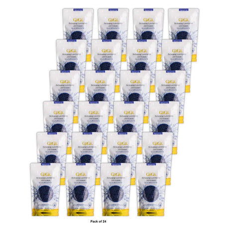 Gigi Hard Wax Beads - Infused with Relaxing Lavender Essential Oils - 14 oz (Pack of 24)