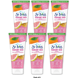St. Ives Radiant Skin Pink Lemon and Mandarin Orange Face Scrub 6Oz (Pack of 6)