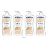 St. Ives Nourish & Soothe Oatmeal & Shea Butter Body Lotion 21 fl oz (Pack of 4)