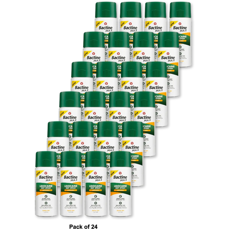 Bactine Max Pain Relief Dry Spray with Lidocaine 4Oz (Pack of 24)