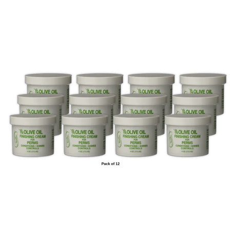 Nutrine Olive Oil Finishing Hair Cream For Perms 4 Oz (Pack of 12)