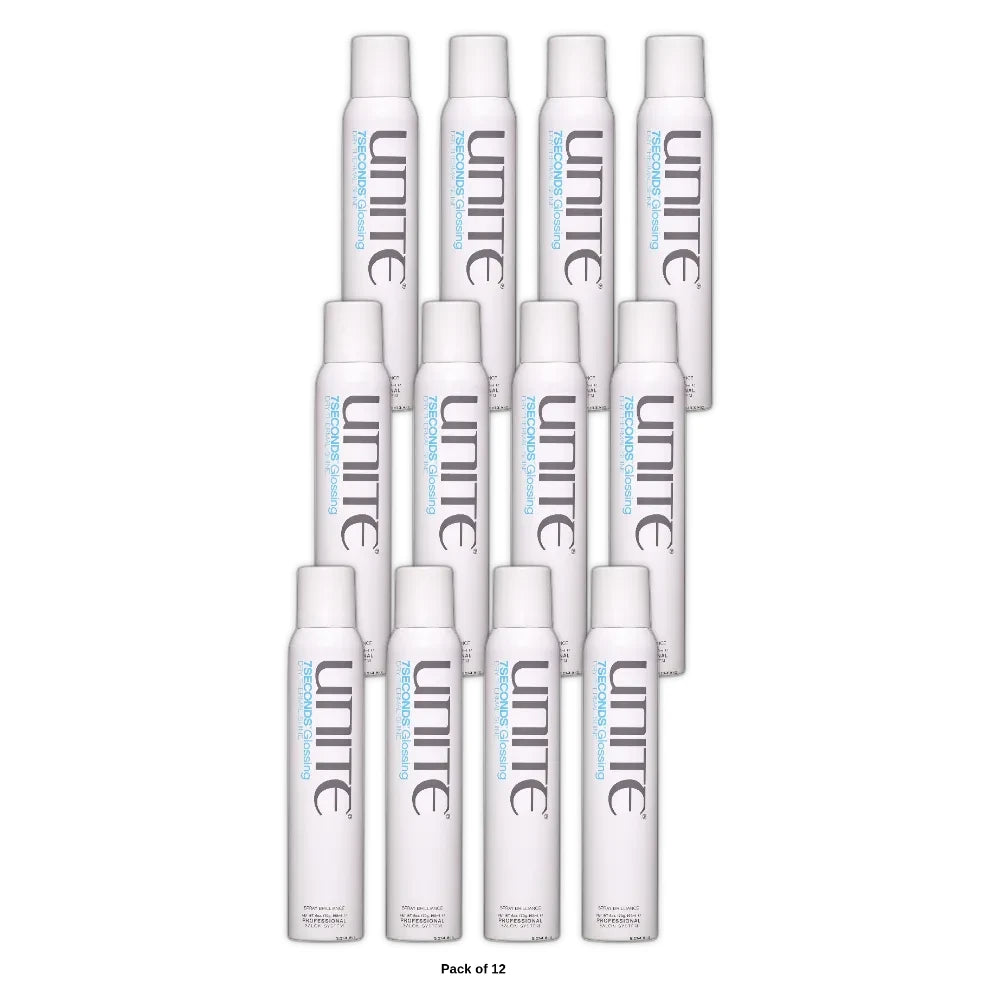 UNITE Hair 7SECONDS Glossing - Dry. Thermal. Shine, 6 Oz (B014Z5FVGI) (Pack of 12)