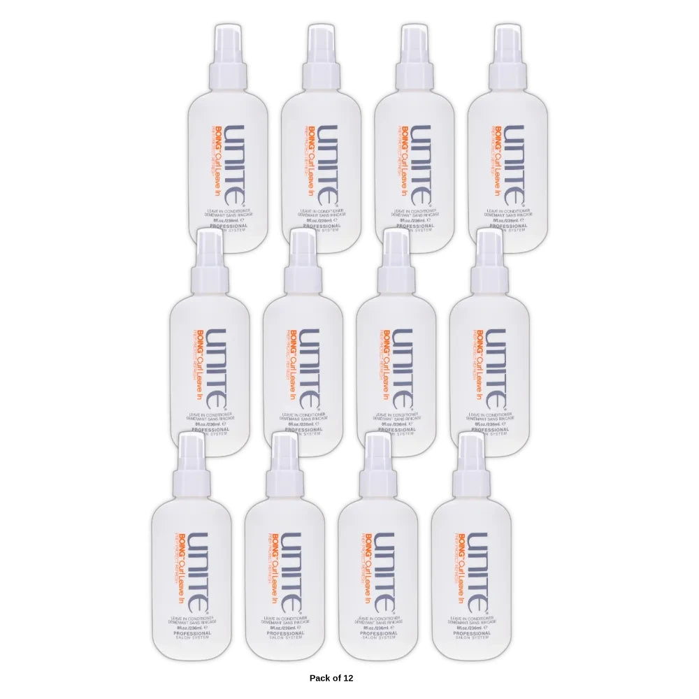 UNITE Hair BOING Curl Leave-In Conditioner, 8 fl. Oz (B0753H4SMM) (Pack of 12)
