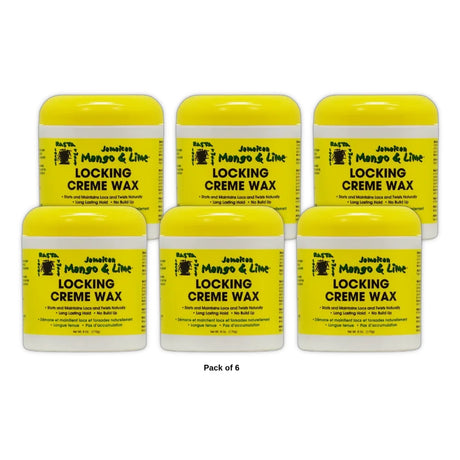 Rasta Locks & Twist Jamaican Mango & Lime Resistant Formula Locking Gel 6 Oz (Pack of 6)