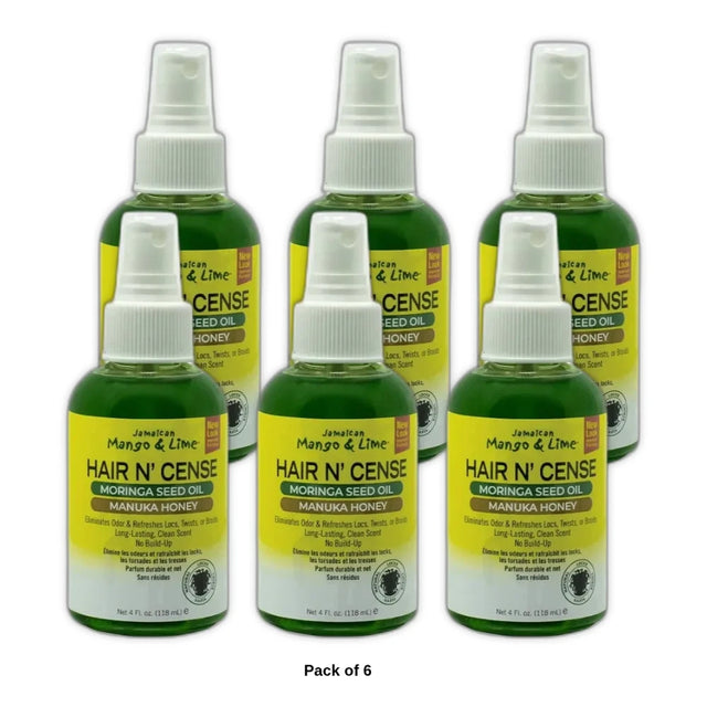 Jamaican Mango Lime - Hair N Sense Moringa Seed Oil 4 Oz (Pack of 6)