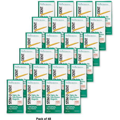 Stim-U-Dent Plaque Removers Mint Flavor0.8oz (Pack of 48)
