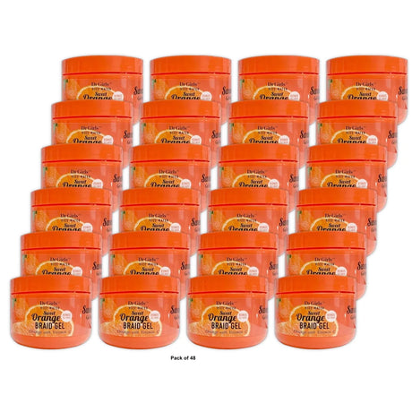 Dr.Girls Rice Water Braid Gel Sweet Orange 8.45oz (Pack of 48)