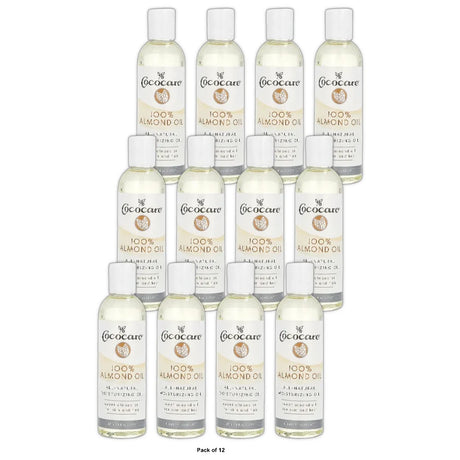 Cococare 100% Almond Oil 4 fl oz (118 ml) (Pack of 12)