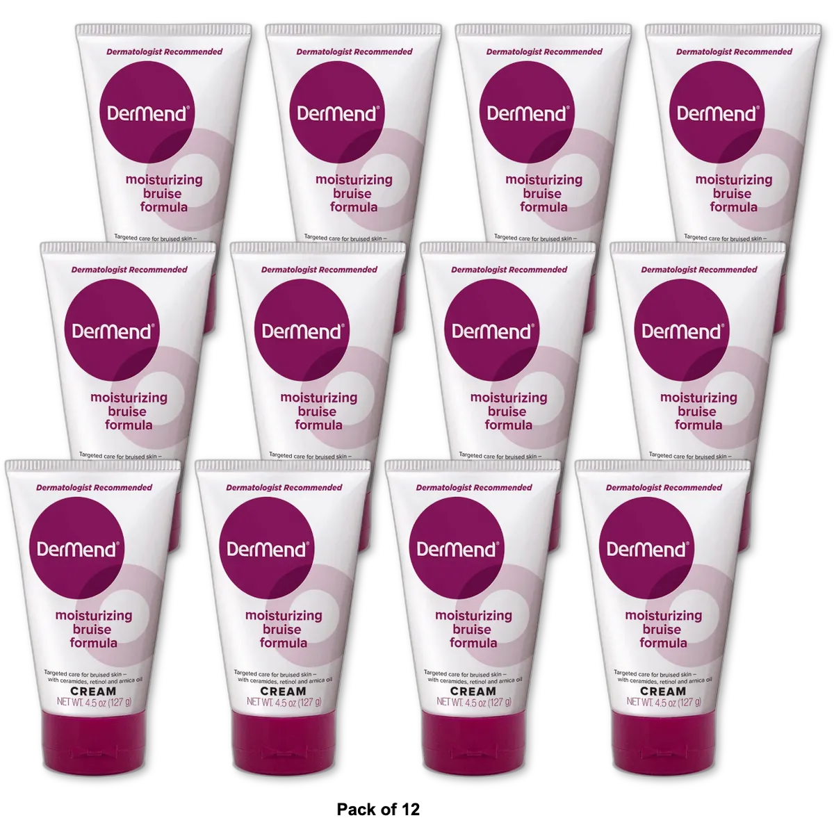 Dermend Moisturizing Bruise Formula Cream 4.5Oz (Pack of 12)