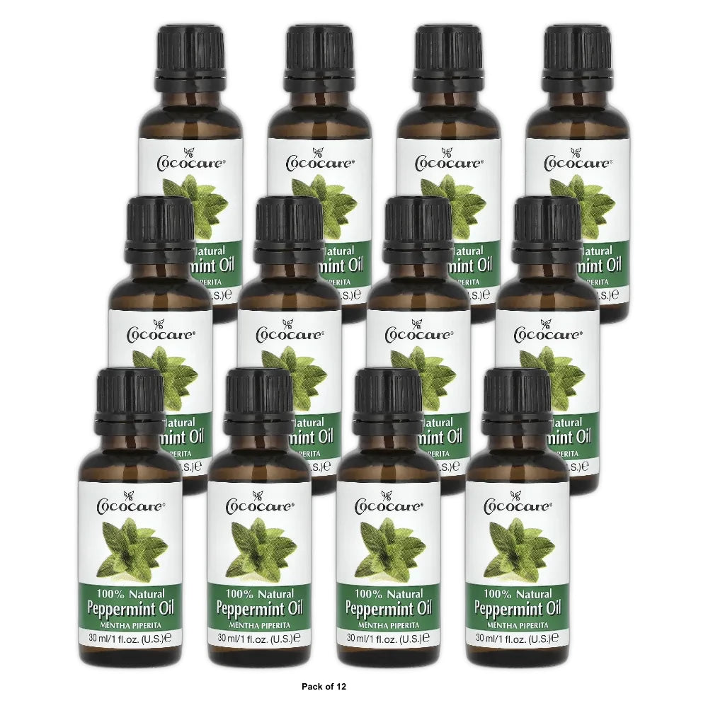 Cococare 100% Natural Peppermint Oil 1 oz (Pack of 12)