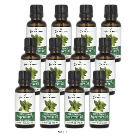 Cococare 100% Natural Peppermint Oil 1 oz (Pack of 12)