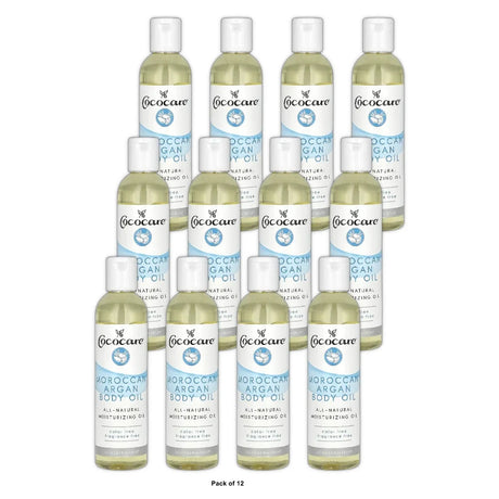 Cococare Moroccan Argan Body Oil Fragrance Free 8.5 fl oz (250 ml) (Pack of 12)