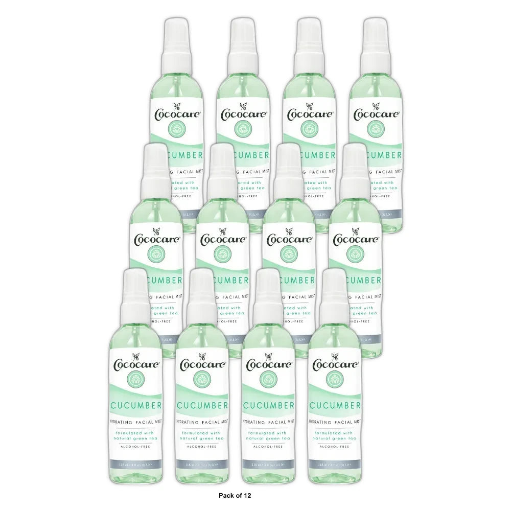 Cococare HG2783017 4 fl oz Hydrating Cucumber Face Mist (Pack of 12)