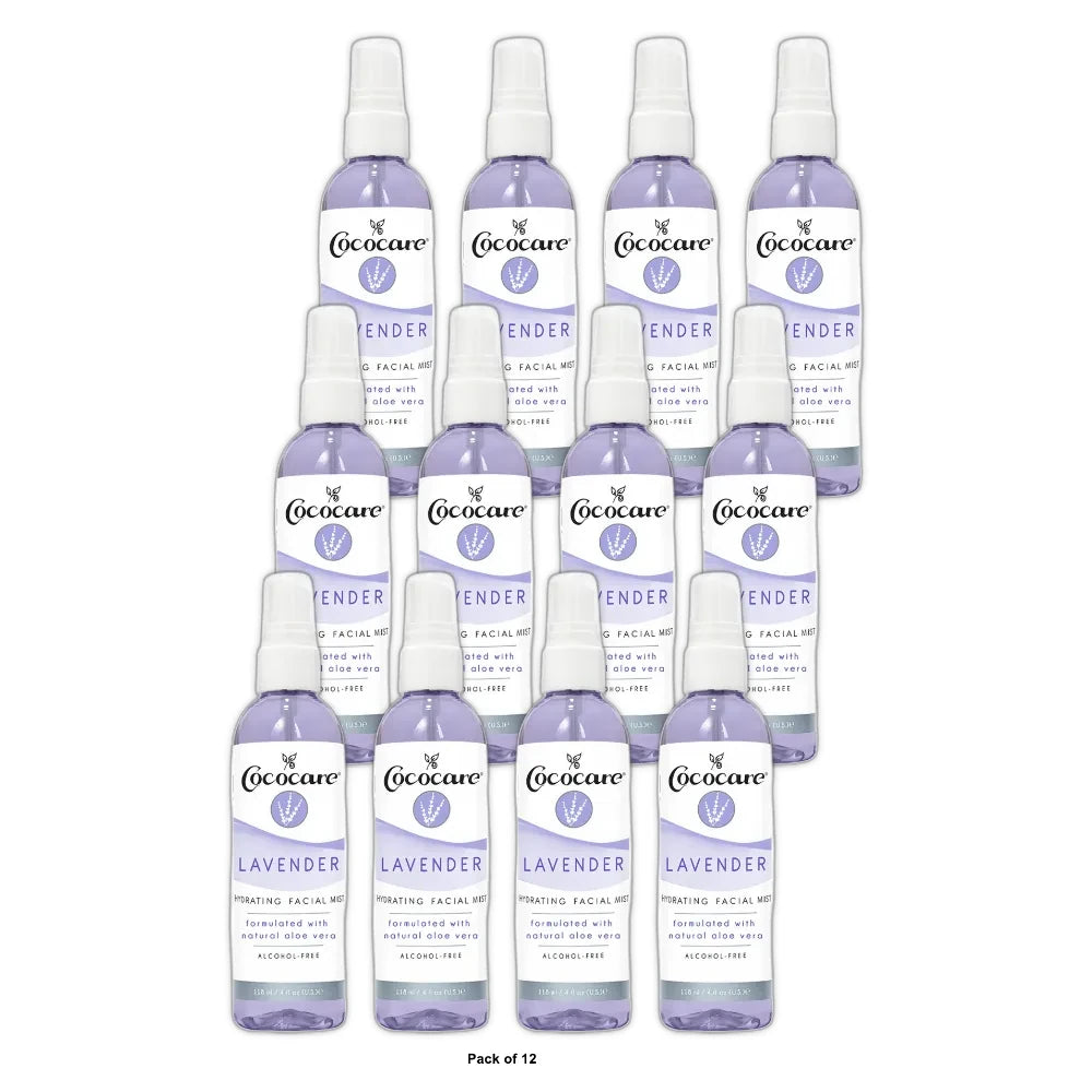 Cococare HG2783025 4 fl oz Hydrating Lavender Face Mist (Pack of 12)