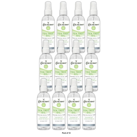 Cococare HG2783033 4 fl oz Hydrating Ttree Oil Facial Toner (Pack of 12)