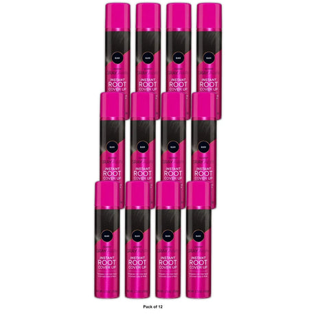 EVERPRO Gray Away Instant Root Color Touch Up System - Black - 2.5oz (Pack of 12)
