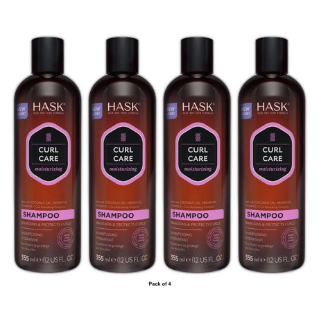 Hask Curl Care Moisturizing Shampoo - 12 fl oz (Pack of 4)