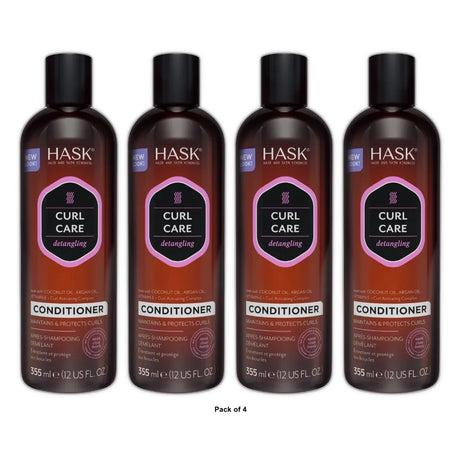 Hask Curl Care Detangling Conditioner - 12 fl oz (Pack of 4)