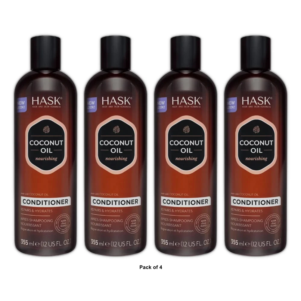 Hask Monoi Oil Nourishing Conditioner - 12 oz (Pack of 4)
