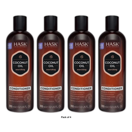Hask Monoi Oil Nourishing Conditioner - 12 oz (Pack of 4)