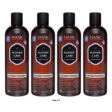 Hask Blonde Care Purple Toning Conditioner 12 fl oz (Pack of 4)