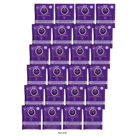 Hask Blonde Care Color Protection Sulfate-Free Purple Toning Deep Conditioner 1.75 Oz (Pack of 24)
