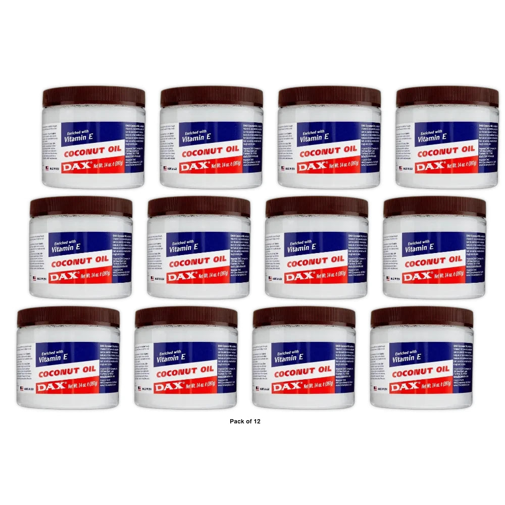 DAX - Coconut Oil Deep Conditioning Moisturizer 14 Oz (Pack of 12)