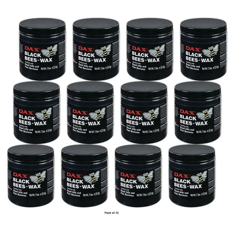 Dax Black Bees-Wax Pomade 7.5 oz (Pack of 12)