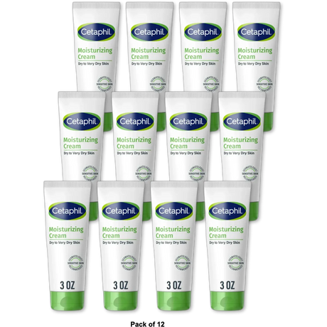 Cetaphil Body Moisturizing Cream for Very Dry to Dry Skin 3Oz (Pack of 12)