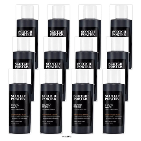 Scotch Porter- Moisturizing Beard Wash – 4 fl oz (Pack of 12)