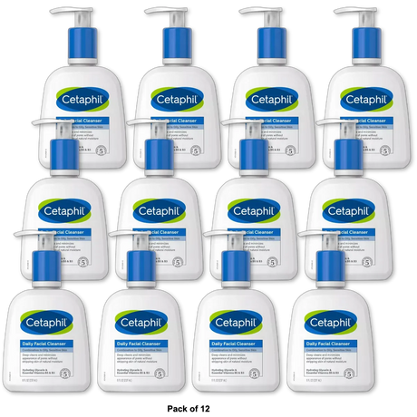 Cetaphil Daily Facial Cleanser 8Oz (Pack of 12)