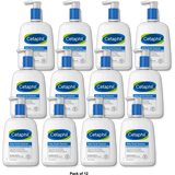 Cetaphil Daily Facial Cleanser Liquid Oily and Sensitive Skin 16Oz (Pack of 12)