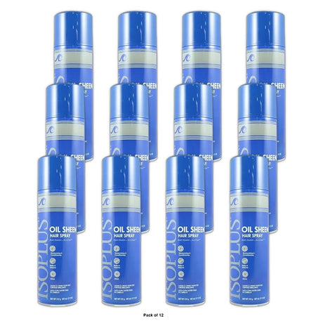 Isoplus Oil Sheen Hair Spray, Ounce (B000TBXRVY) 11 Oz (Pack of 12)