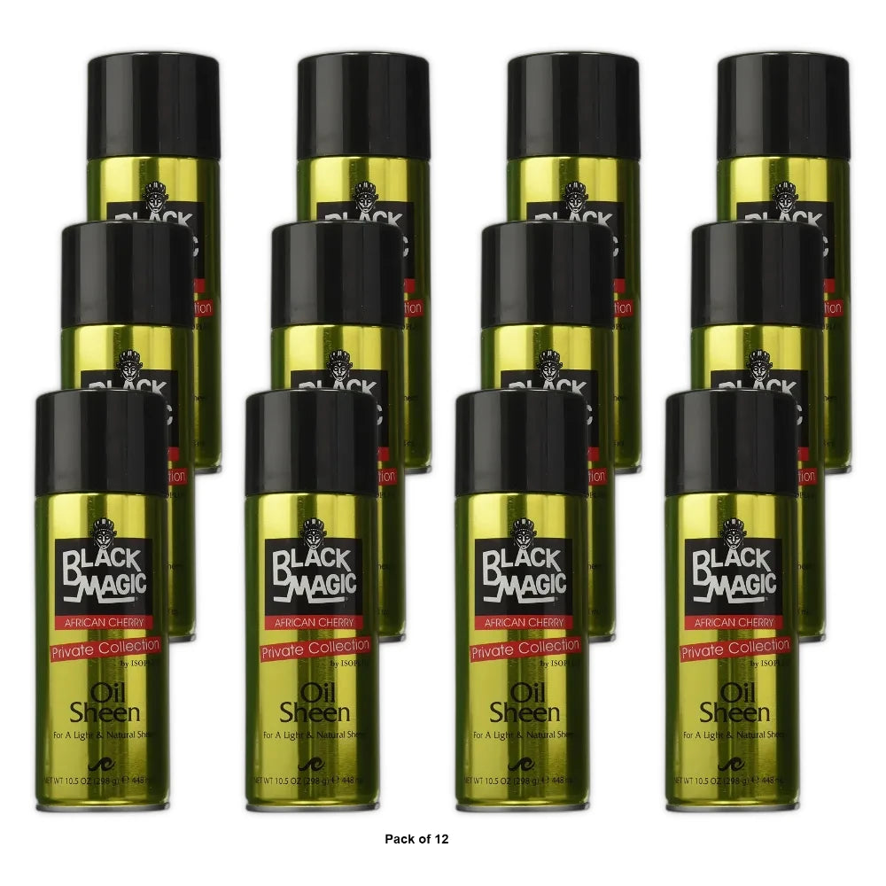 Black Magic Oil Sheen African Cherry 10.5 oz (Pack of 12)