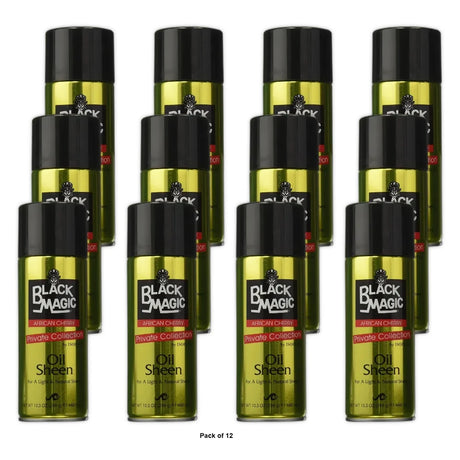 Black Magic Oil Sheen African Cherry 10.5 oz (Pack of 12)