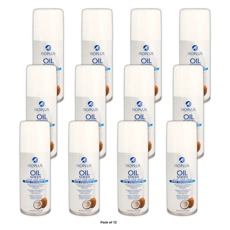 Isoplus Oil Sheen Light Spray Coconut Oil 2 oz Pack of 3